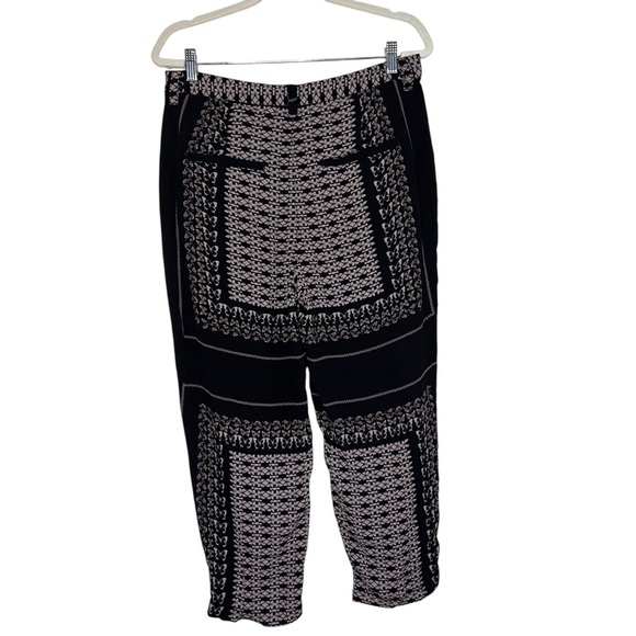 Free People Boho Print Harem Pants Size 8 - Picture 4 of 10